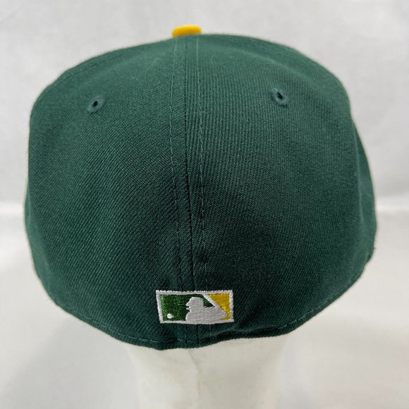 New Era x Hat Club 59FIFTY OAKLAND A's 2-TONE STOMPER ELEPHANT Fitted 7 1/4" NWT - Picture 3 of 5